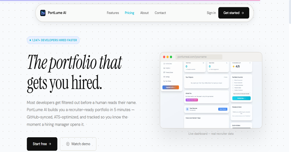 portlumeai.com image