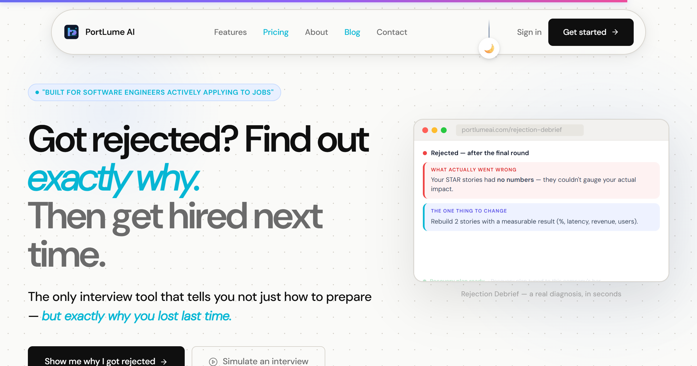 I built after too many vague rejection emails. Looking for beta testers logo